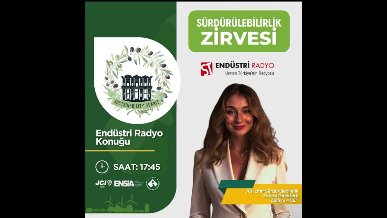 2024 Sürdürülebilirlik Zirvesi Endüstri Radyo Direktör Zülfiye Acet