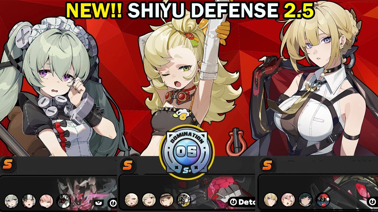Shiyu Defense | Corin, Piper Calydon & Evelyn! | Node 5 S+ Clear | Zenless Zone Zero ZZZ 2.5【ゼンゼロ】