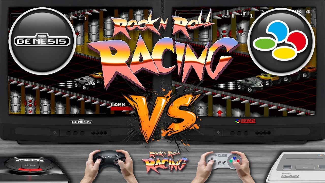 Rock’n Roll Racing 🎮 Sega Genesis vs Super Nintendo | Side-by-Side Comparison
