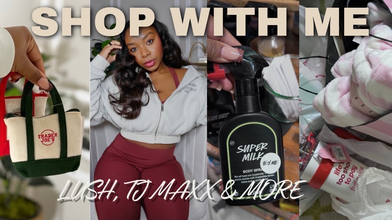Come Shop With Me At The Mall! NEW Trader Joe’s Totes + LUSH Body Sprays & Affordable Beauty Finds