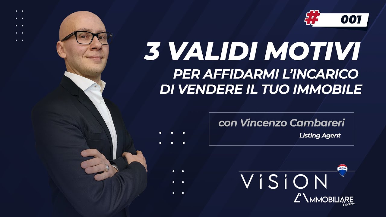 3 validi motivi per affidarmi l'incarico di vendere il tuo immobile
