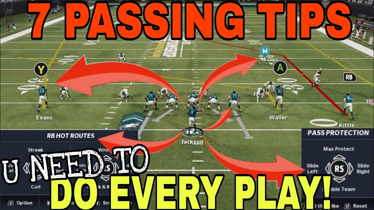 HOW TO MASTER PASSING! 7 Tips & Tricks U NEED TO DO EVERY PLAY to Beat Any Defense in Madden NFL 21!
