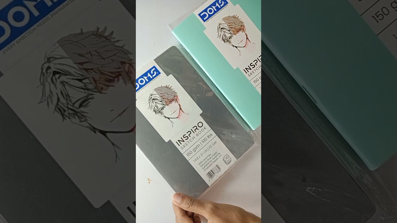Doms inspiro sketchbook only on 50 rs.@DOMSIndiaofficial  #asmr #sketchbook #review #sound  #art