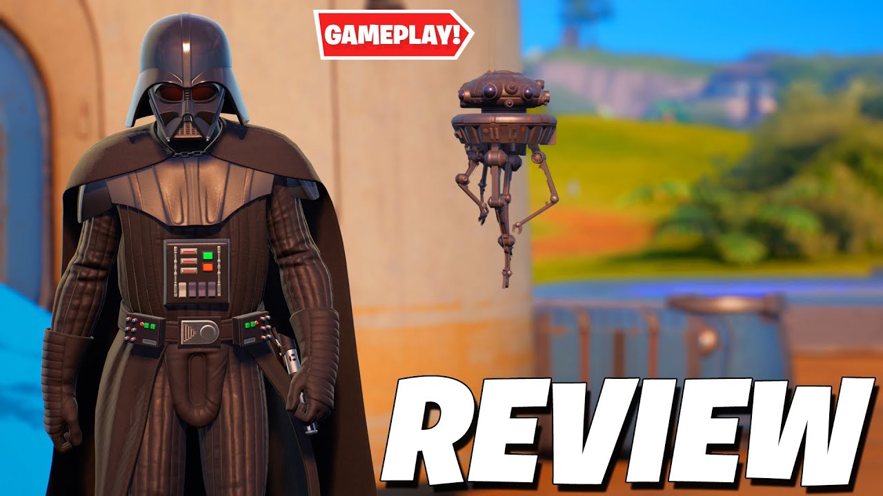 GAMEPLAY Y REVIEW DE LA NUEVA SKIN DE DARTH VADER EN FORTNITE Y TODOS SUS COSMETICOS!!