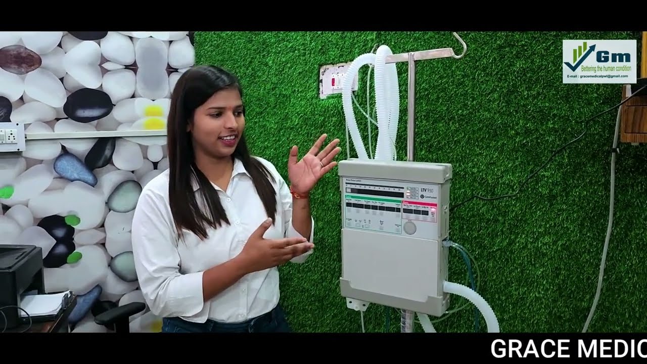 Ltv 950 ventilator care fusion | budget friendly‍ ventilator | grace medicals