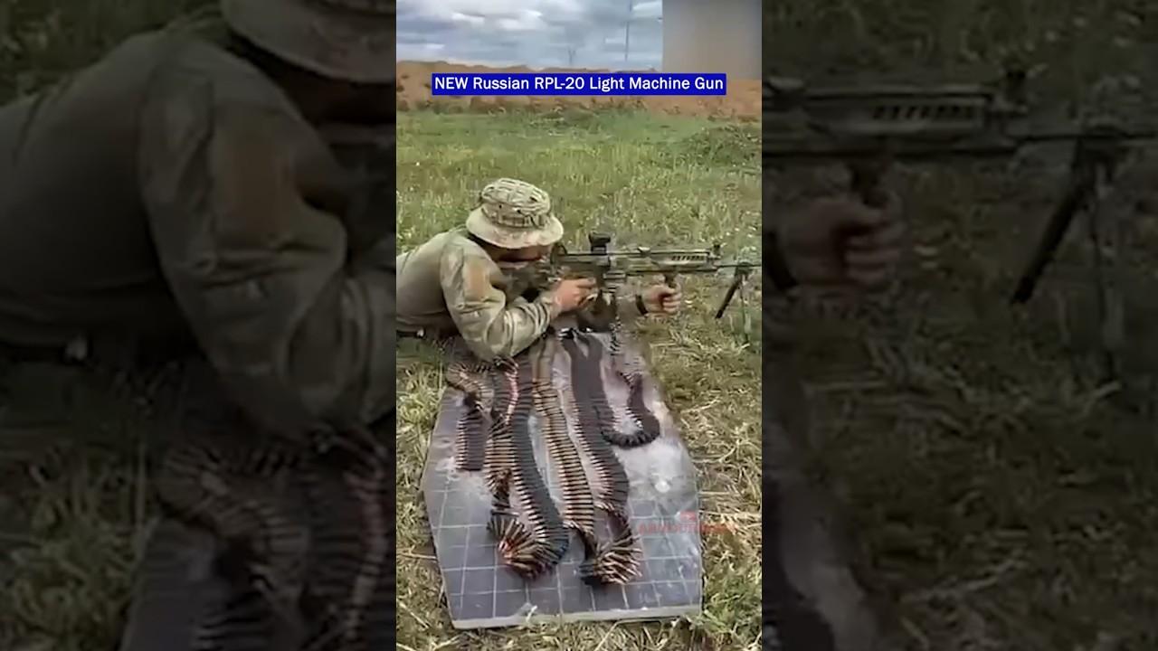 New Russian RPL 20 Light Machine Gun in Testing!