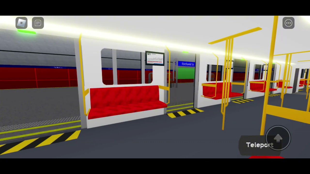 Roblox:Warsaw Metro Automated M1 and M2 (Full ride on BOTH lines)