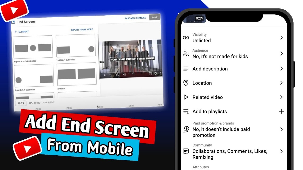 How To Add End Screen On Youtube Video | How To Add i Button In Youtube Videos | From Mobile | 2026🔥