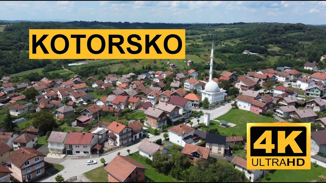 🇧🇦 Kotorsko kod Doboja. Nekada Najveće Bošnjačko Selo Na Svijetu. 4K Dron.
