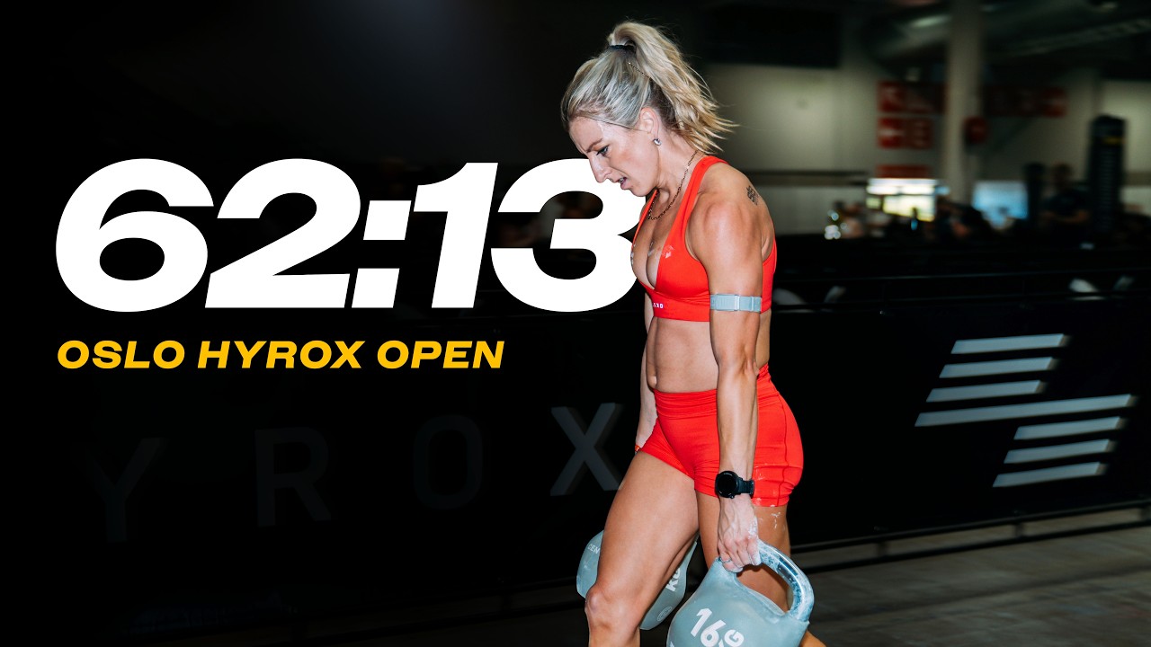 62:13 на женском открытом турнире HYROX в Осло — видеоблог о путешествии в Норвегию 🇳🇴