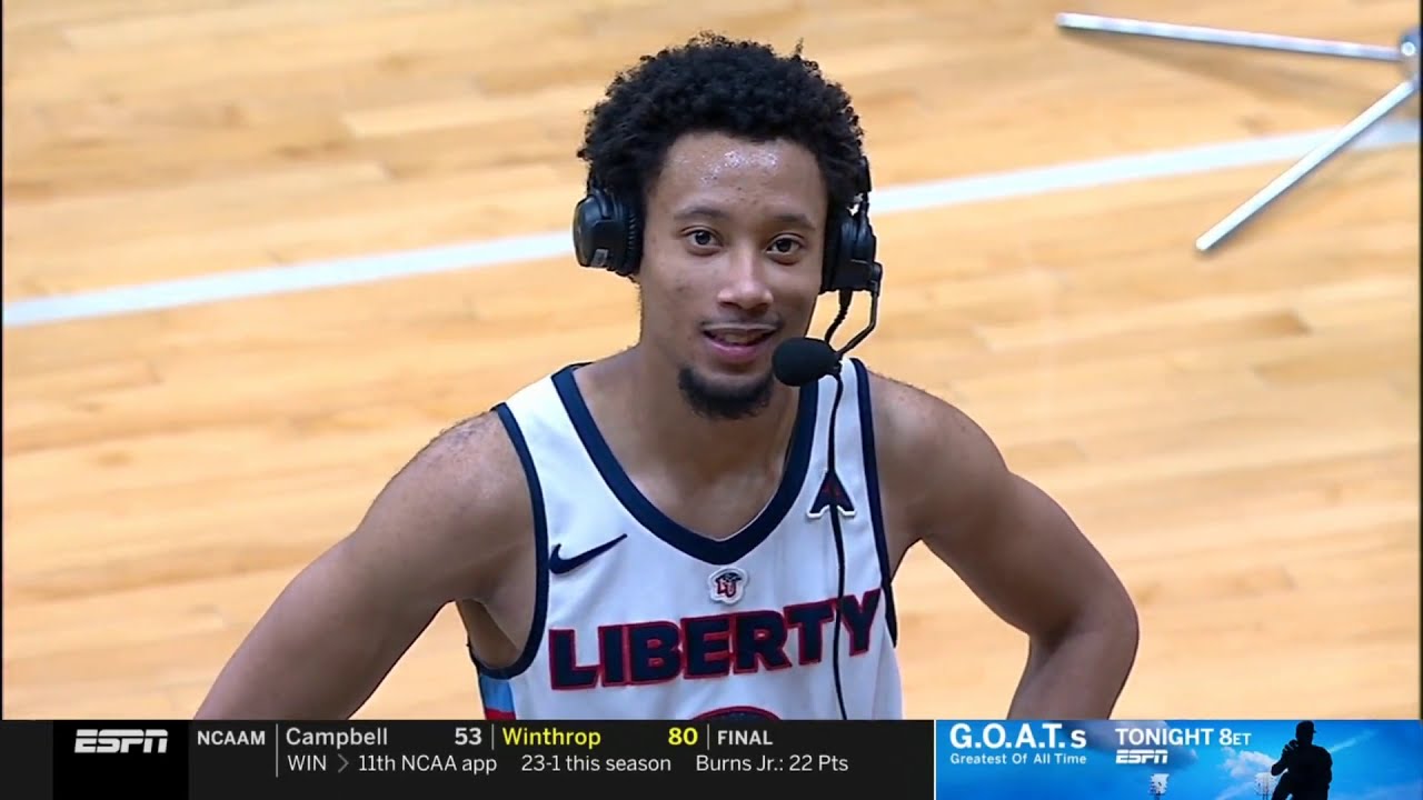 Darius McGhee postgame after Liberty wins 2021 ASUN championship