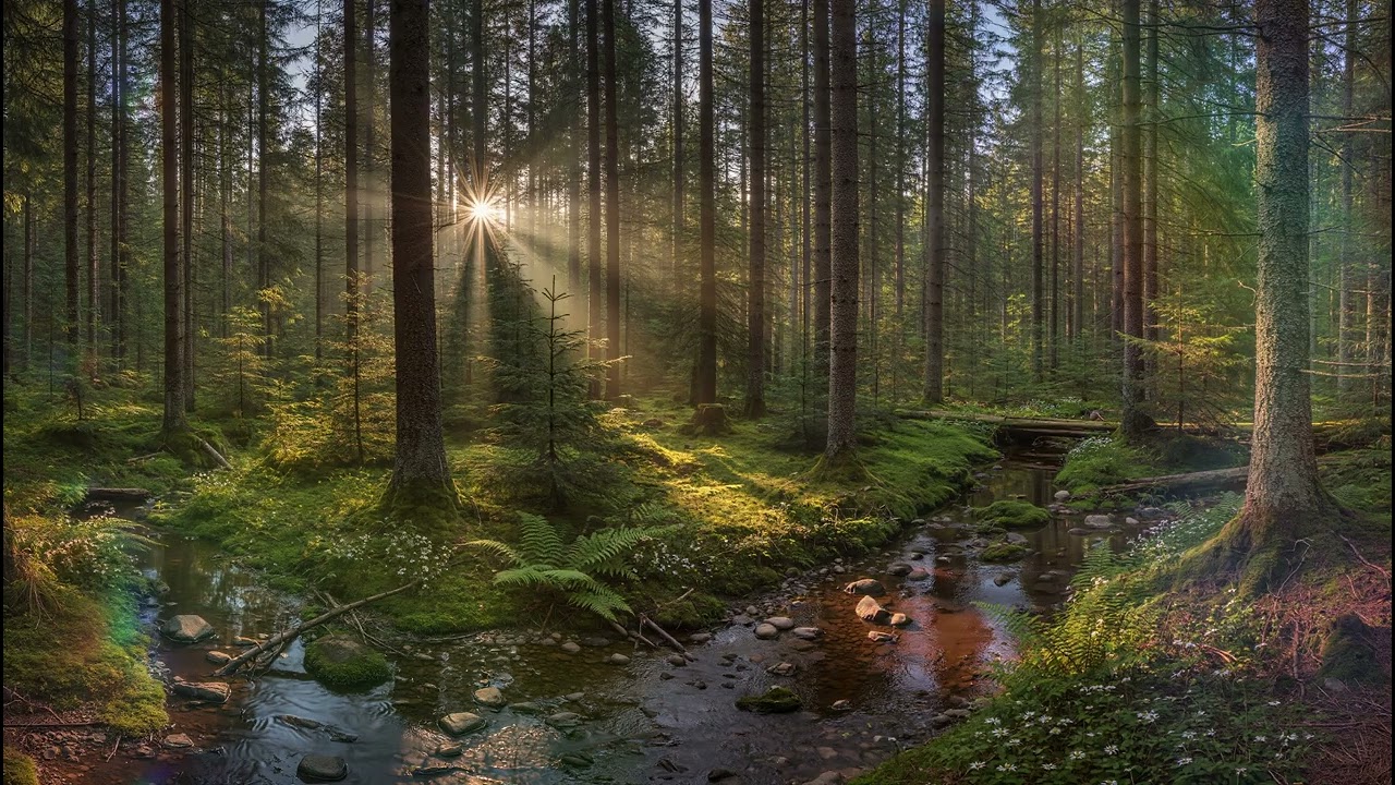 Forest Healing 4 🌲 | Deep Forest Nature Sounds & Organic Acoustic Relaxation