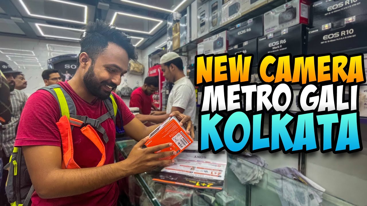 New Mirrorless Camera 🤩 Metro Gali Kolkata Camera Shop Market | Gopro Drone Repair Shop Kolkata