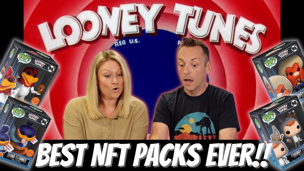 FUNKO POP LOONEY TUNES NFT PACKS!! our BEST NFT PACK OPENING EVER!!