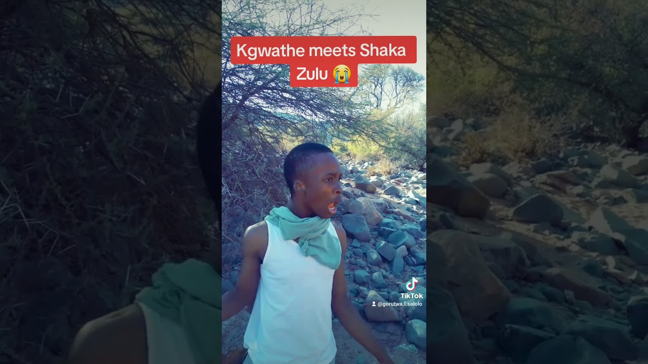 Kgwathe meets Shaka Zulu😭
