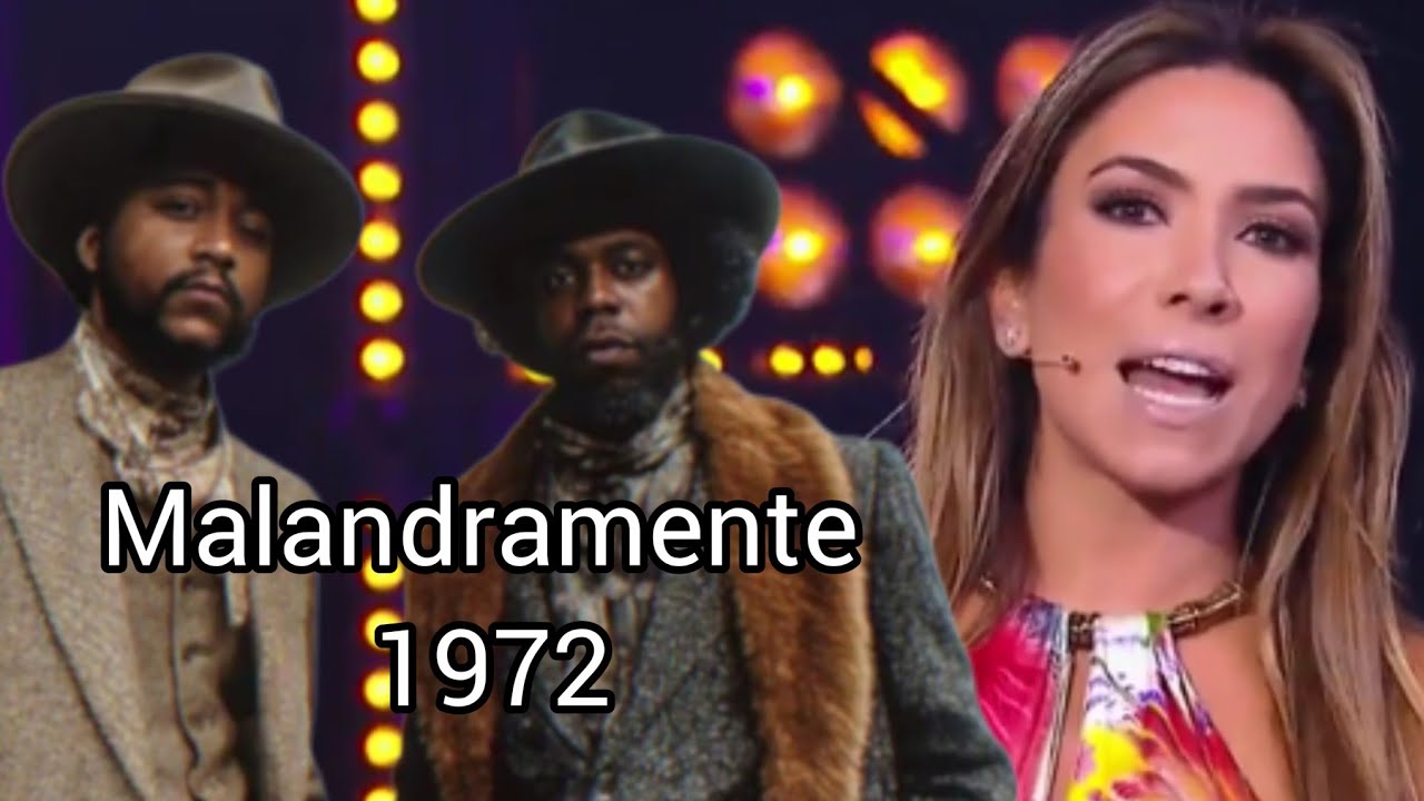 NO SBT MALANDRAMENTE 1972 PATRÍCIA ABRAVANEL MC NANDINHO E MC NEGO BAM