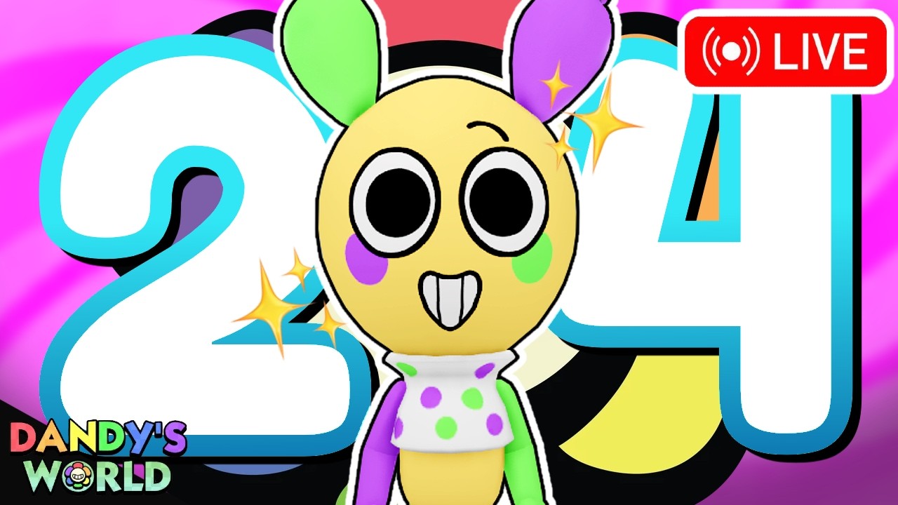 DANDY'S WORLD - 24 HOUR CHALLENGE!!! (Public Runs)