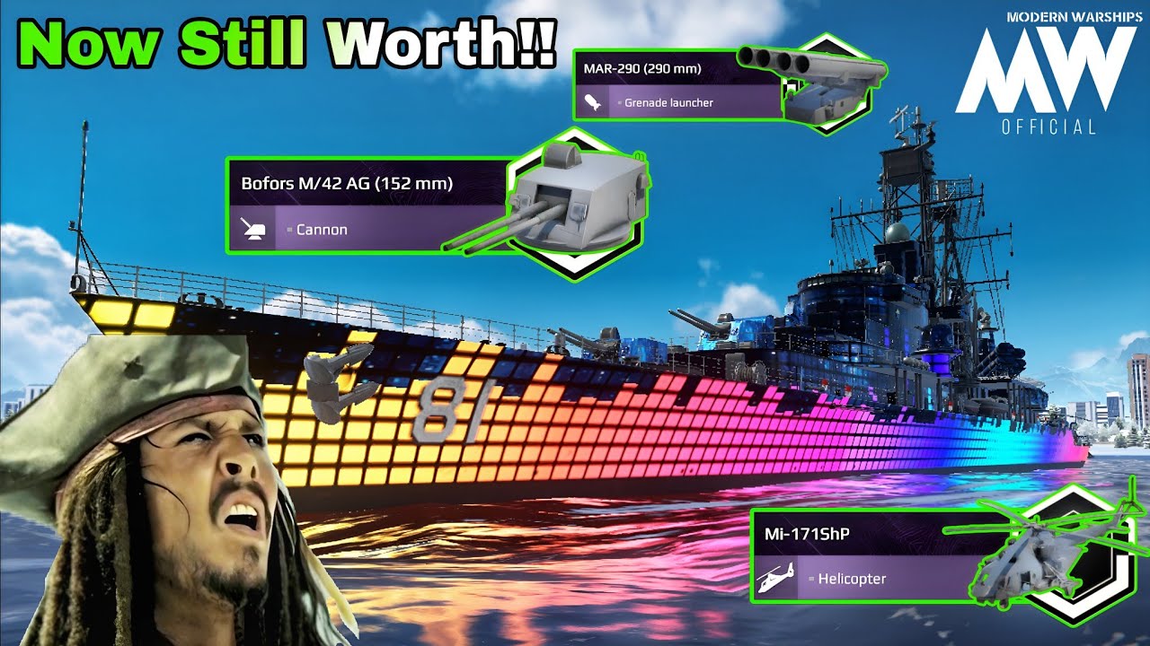 After liren buff 💪 BAP Almirante Grau Still Worth Or Not 🚫 - Modern Warships 