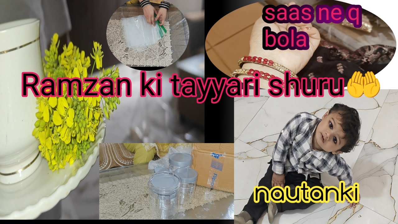 Jumma mubarak❤️ |RAMZAN ki tayyari shuru 🤲|  saas ne q bola 🥹#vlog #jumma  #ramadan  