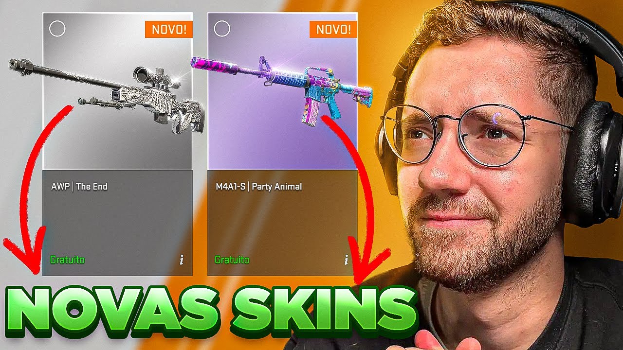 elas estão muito caras... FARMEI o MIMO SEMANAL do CS 2 pra pegar as NOVAS SKINS RARAS