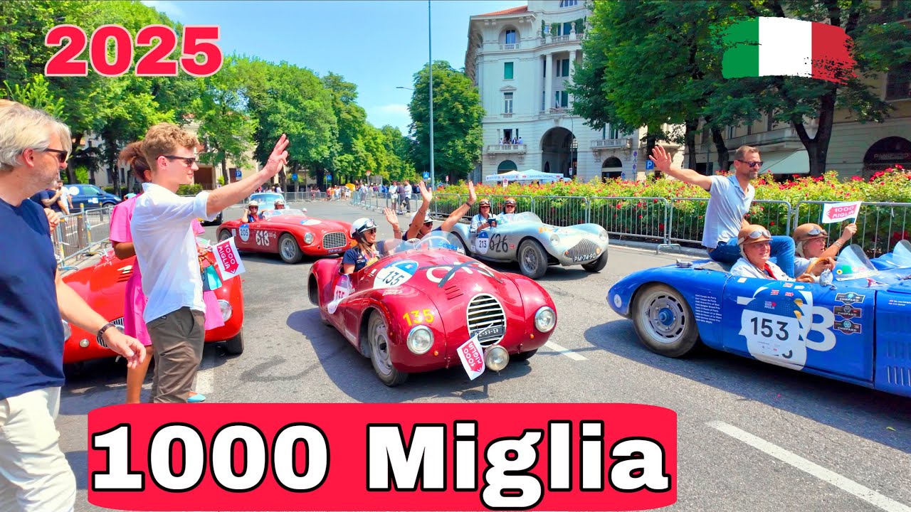 Mille Miglia Brescia 2025 - Finish line | Behind the scenes!