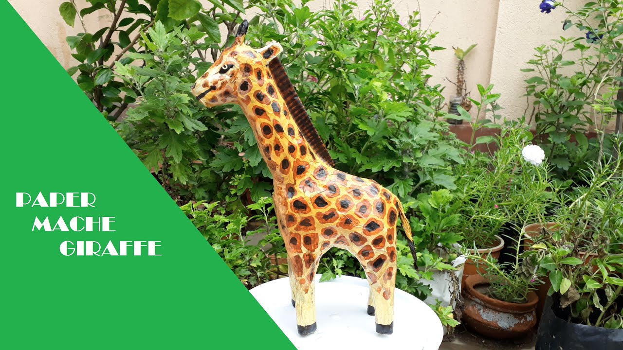 PAPER MACHE GIRAFFE