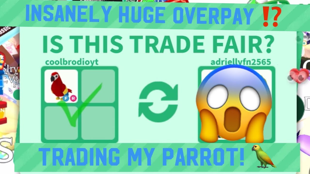Trading FR Parrot in 2024! What’s it worth? (Roblox Adopt Me)