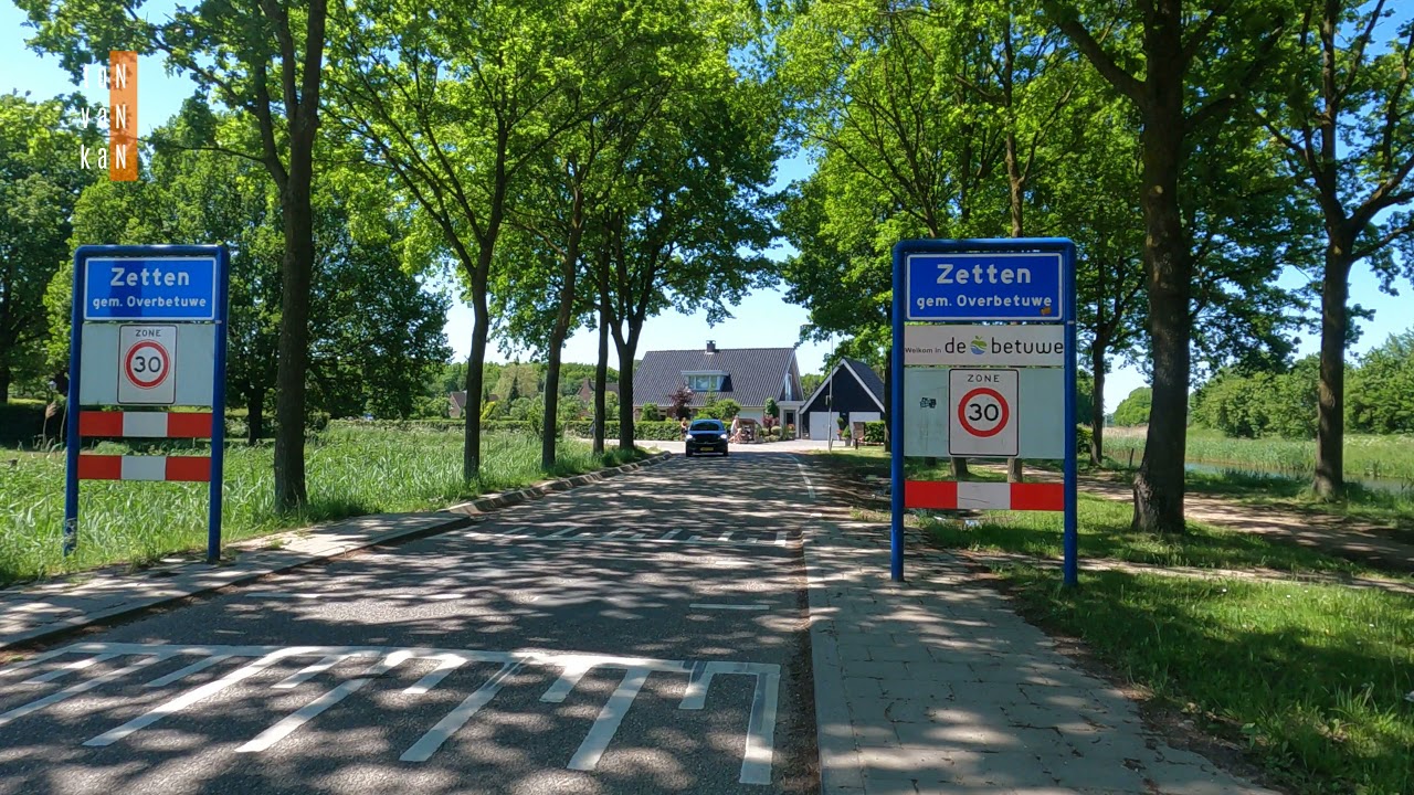 Fietsknooppuntenroute Gelderland - Driel, Zetten, Opheusden, Heteren en Nederrijn – 4K