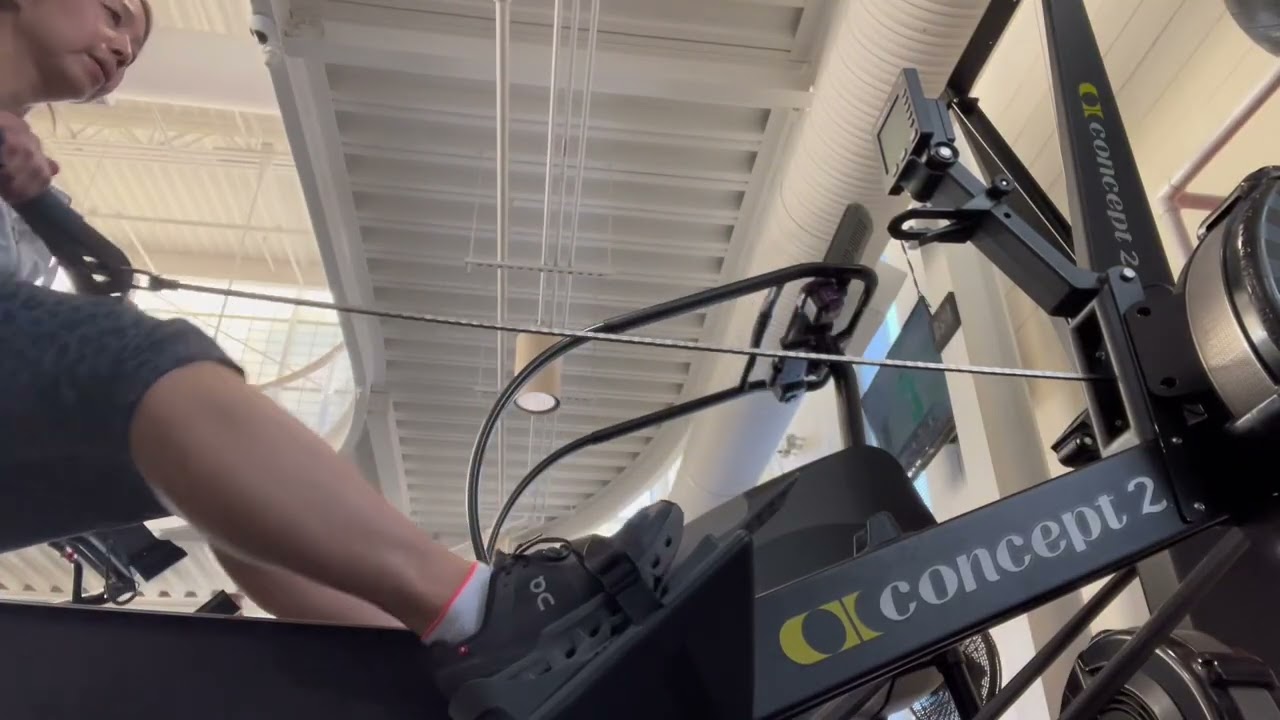 Rowing machine is a great all around workout! #commissionsearned #rower #concept2 #fitness