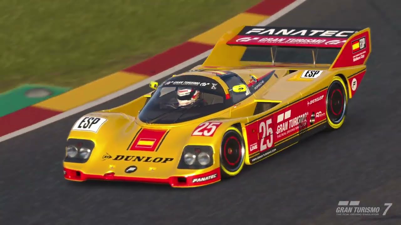 Gran Turismo 7 - Porsche 962 C '88 in Spa Francorchamps Endurance Replay (PS5 Pro - 60 FPS)