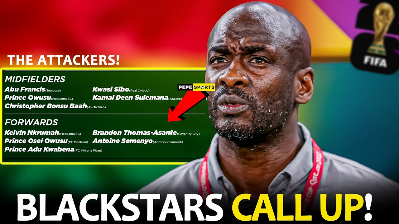 BLACK STARS 🇧🇴 CALL UP FOR GERMANY 🇩🇪 & AUSTRIA 🇦🇹 GAMES 💯 JORDAN AYEW, SEMENYO, AGYAPONG, FATAWU...