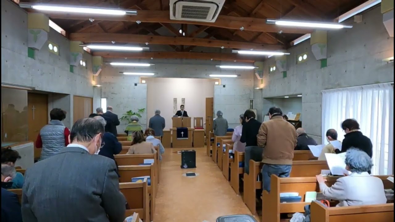 礼拝収録 2月１5日 イエスの姿が彼らの目の前で変わり、服は真っ白に輝き、この世のどんなさらし職人の腕も及ばぬほど白くなった。