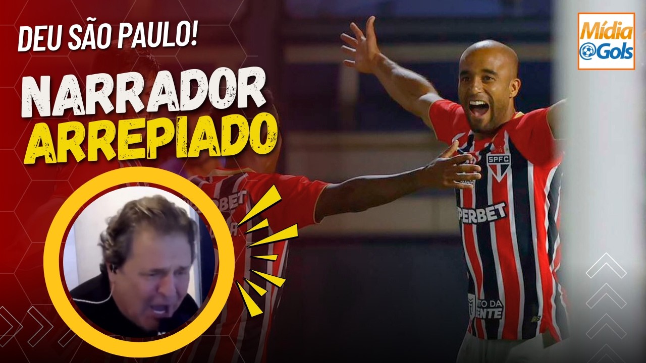 ELETRIZANTE ⚡ - Narrador FEZ ISSO AQUI nos gols do São Paulo