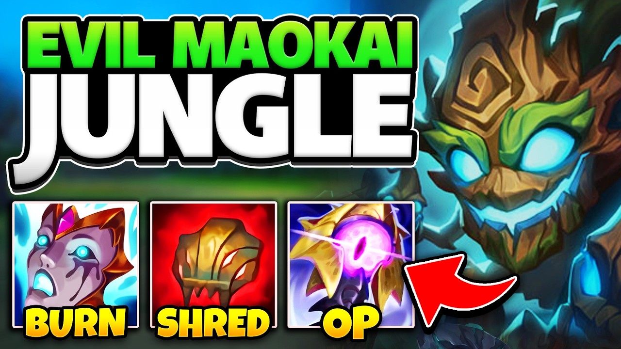 MAOKAI JUNGLE — САМОЕ ЗЛОЕ, ВО ЧТО ВЫ МОЖЕТЕ ИГРАТЬ! (ЗАХВАТИТЕ ВСЮ КАРТУ)