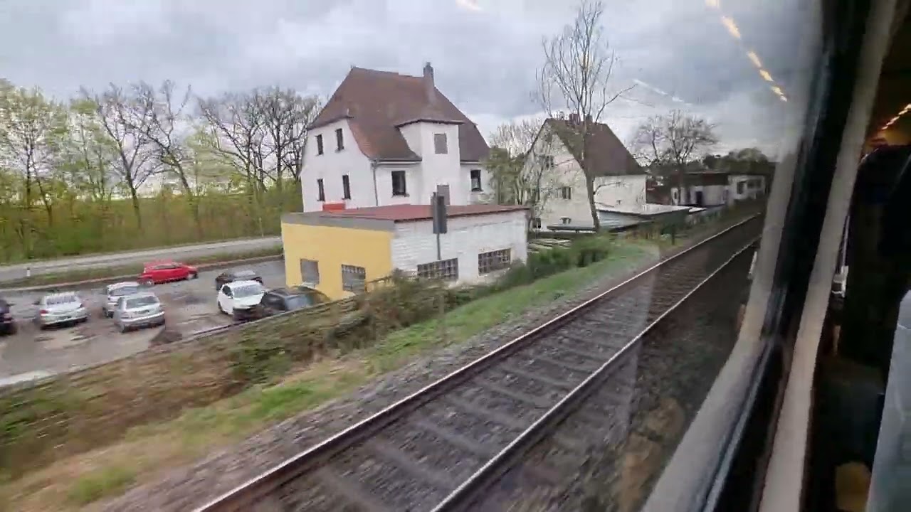 Von Hersbruck (r. Pegnitz) bis Nürnberg als RE40/RE41 mit BR612