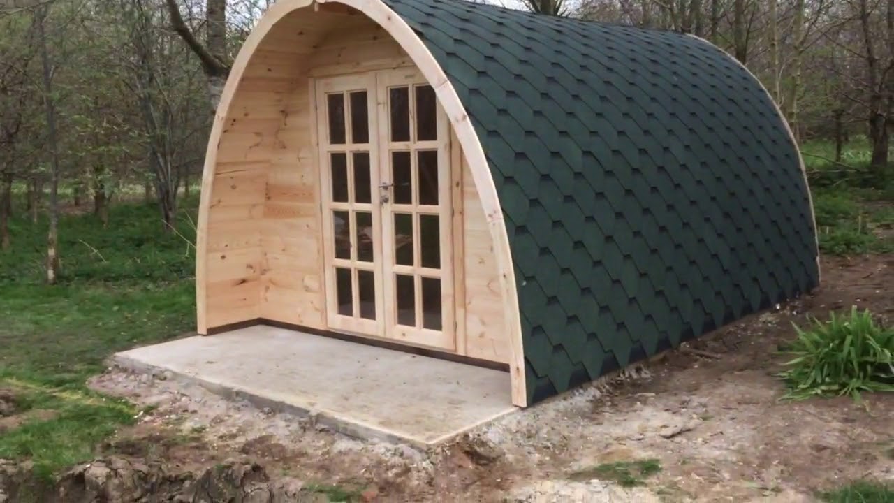 Bespoke 2 Room Glamping Pod Supplied and Installed by Cabins Unlimited