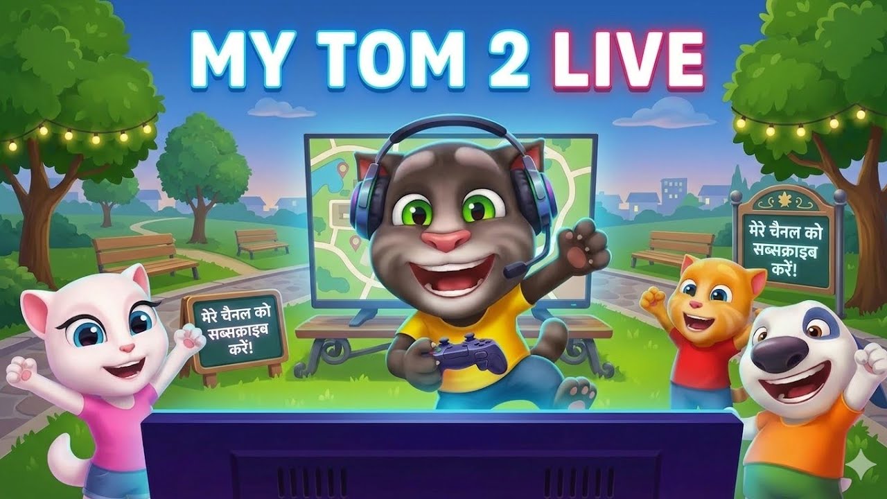 my Talking Tom 2 new live stream funny gameplay#trending short video#trending short#funny game