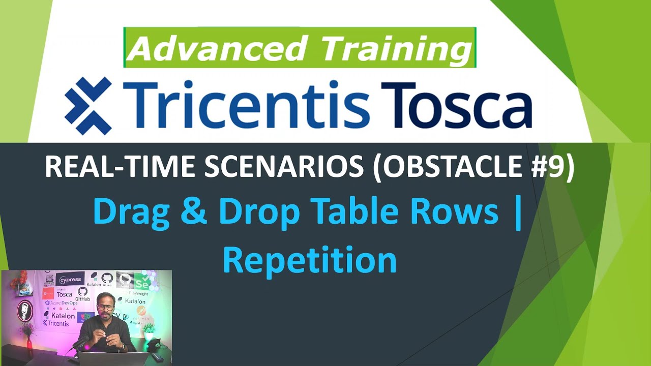 TRICENTIS Tosca 16.0 - Урок 51 | ПРЕПЯТСТВИЕ № 9 | Перетаскивание строк динамической веб-таблицы ...
