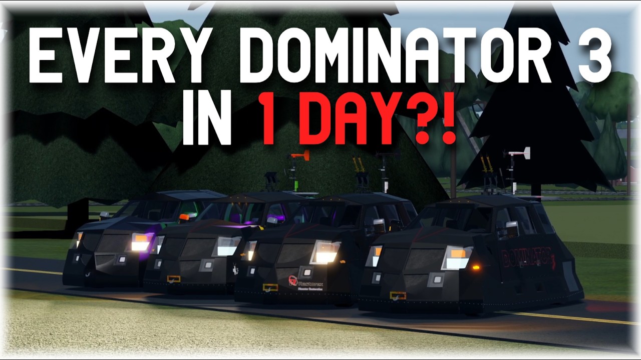 Trying To Intercept Tornadoes With Every Dominator 3 In 1 Day! | Roblox Twisted 1.21.2