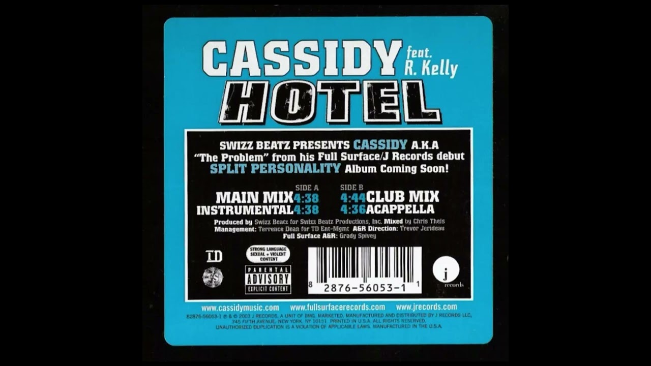 Cassidy feat. R. Kelly - Hotel (Acappella)