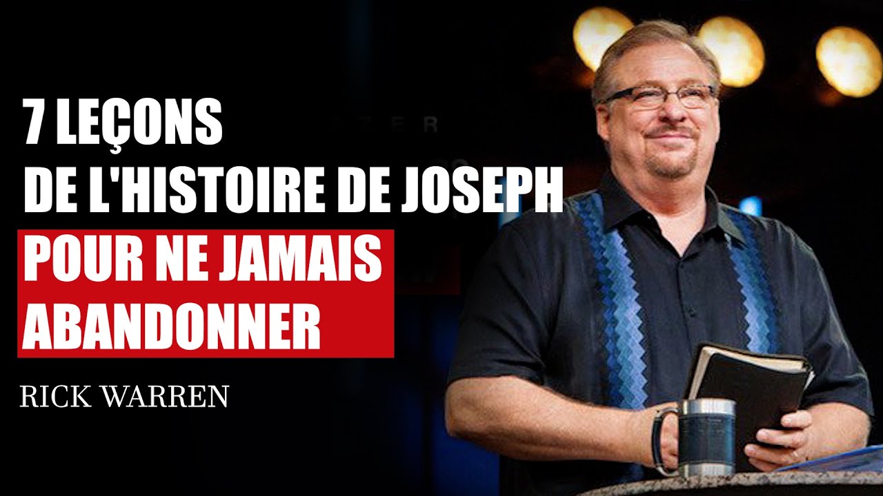 7 Leçons de l'Histoire de Joseph pour ne Jamais Abandonner