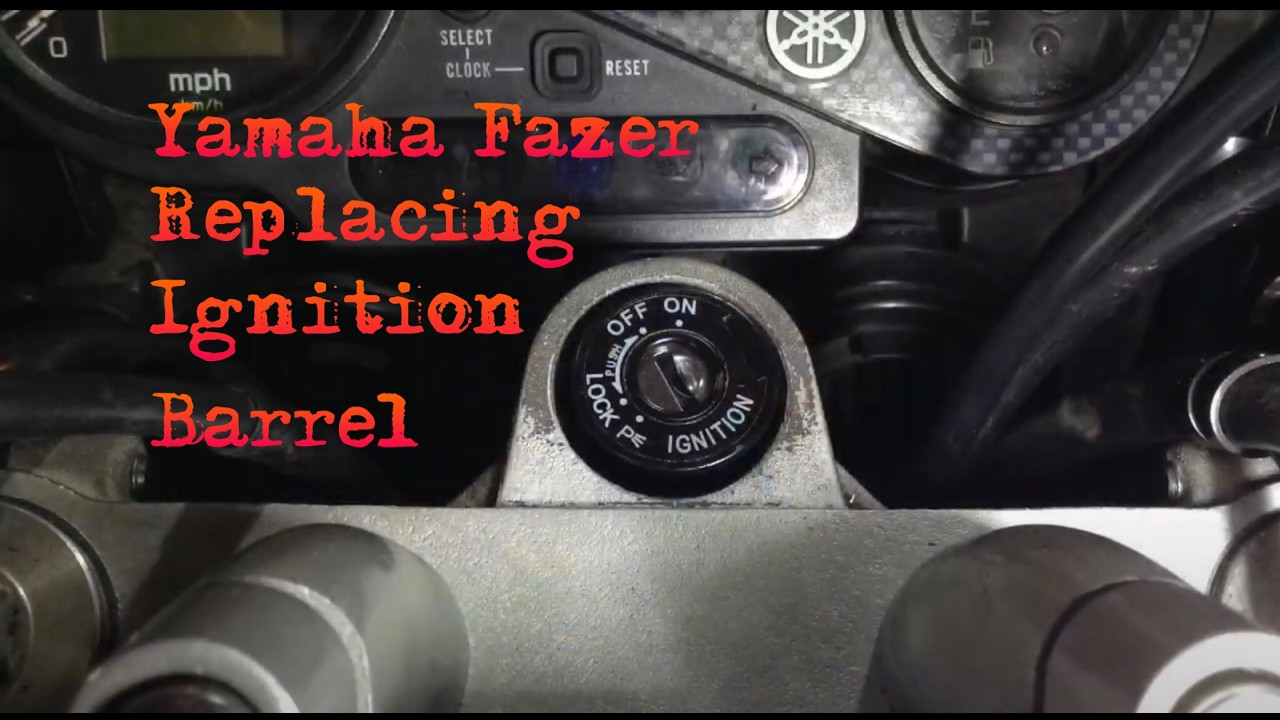 How to Replace Key Ignition for a Yamaha Fazer 2001.
