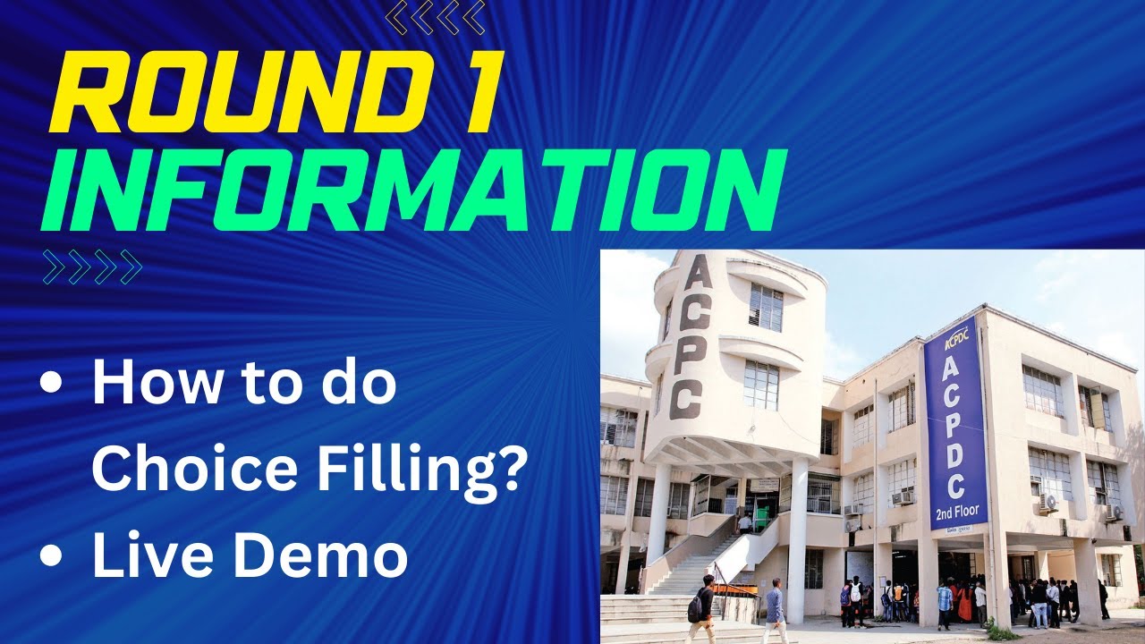 Round 1 Information (Choice Filling Demo)