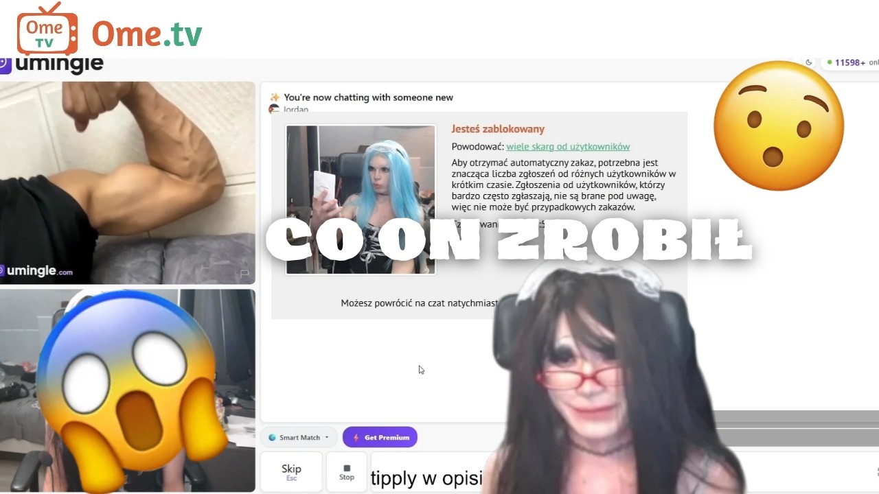 REAKCJA LUDZI NA POKOJ&Oacute;WKE OMEGLE