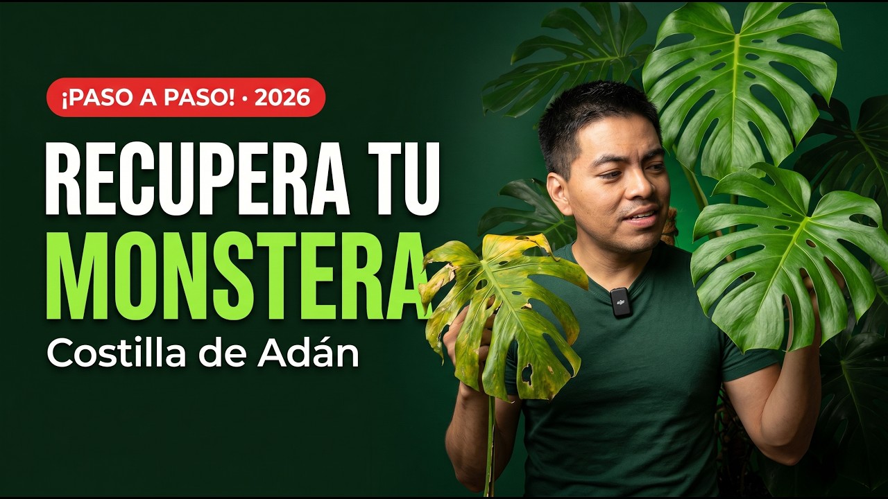 Recupera una Monstera deliciosa - Costilla de Adán