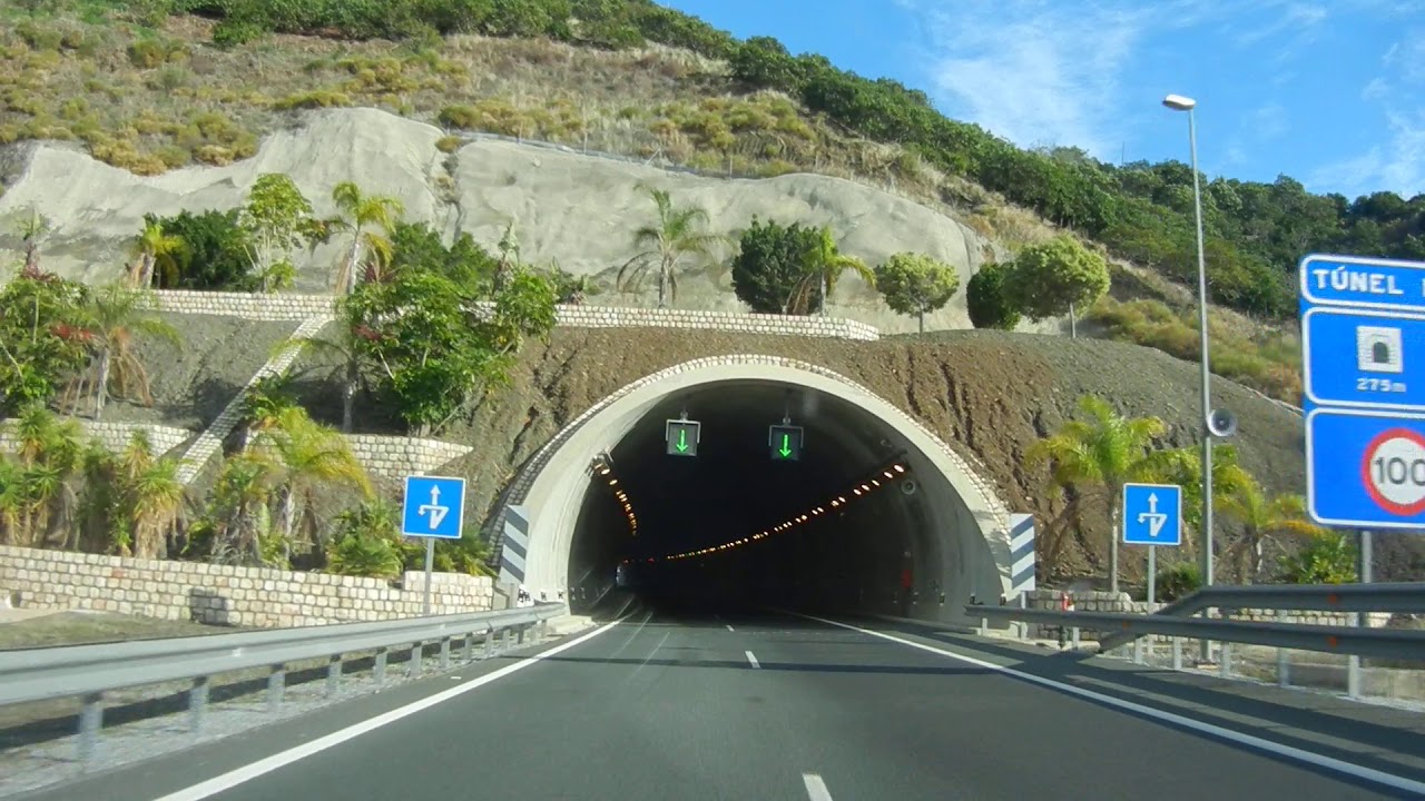 autovia A-7 tramo nerja motril tuneles y viaductos del tramo abierto en 2010