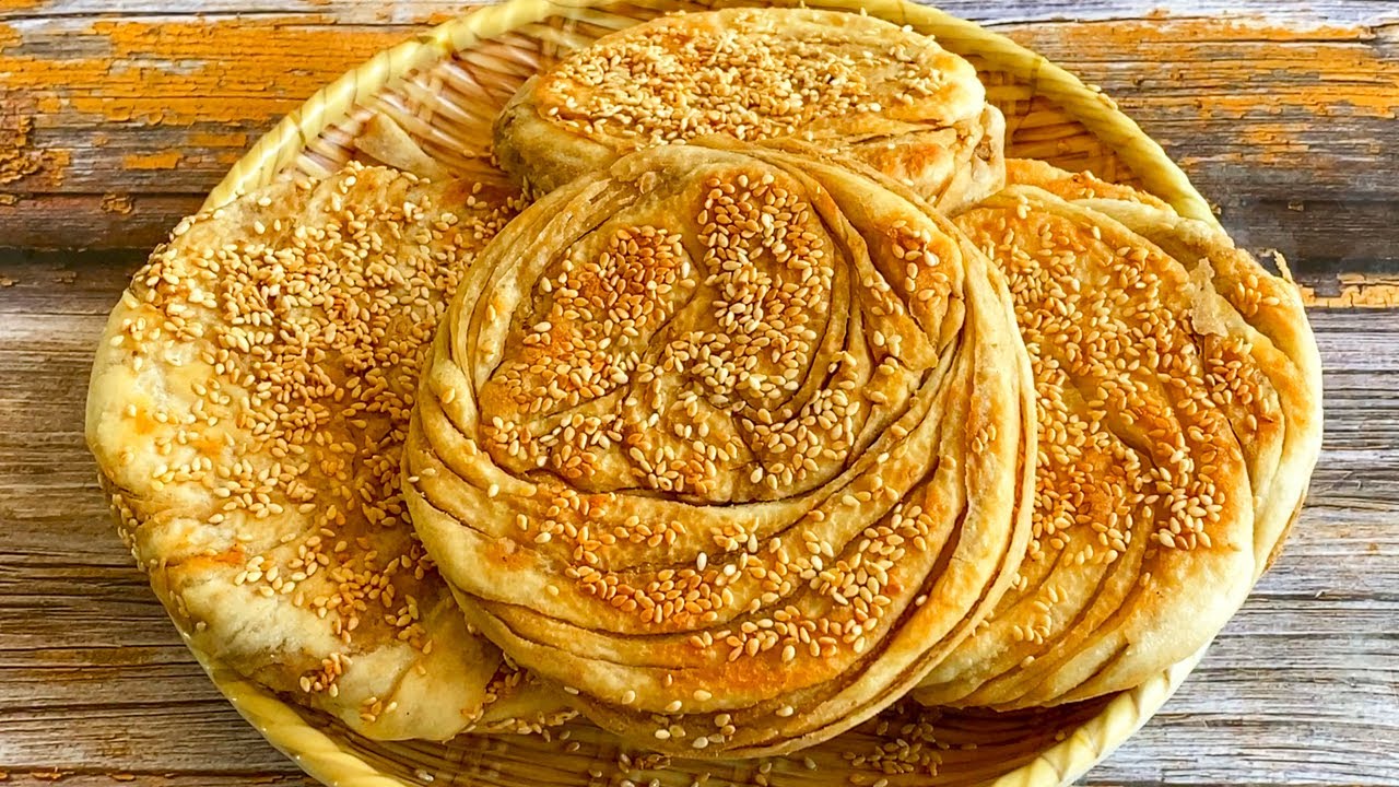 教你做麻酱千丝饼，香酥美味咬一口芝麻掉一地，值得大家试一试 【三丰美食】