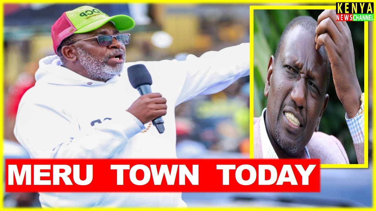 Mithika Linturi gets ANGRY as he Lectures Ruto with Gachagua and Kalonzo at Meru Town