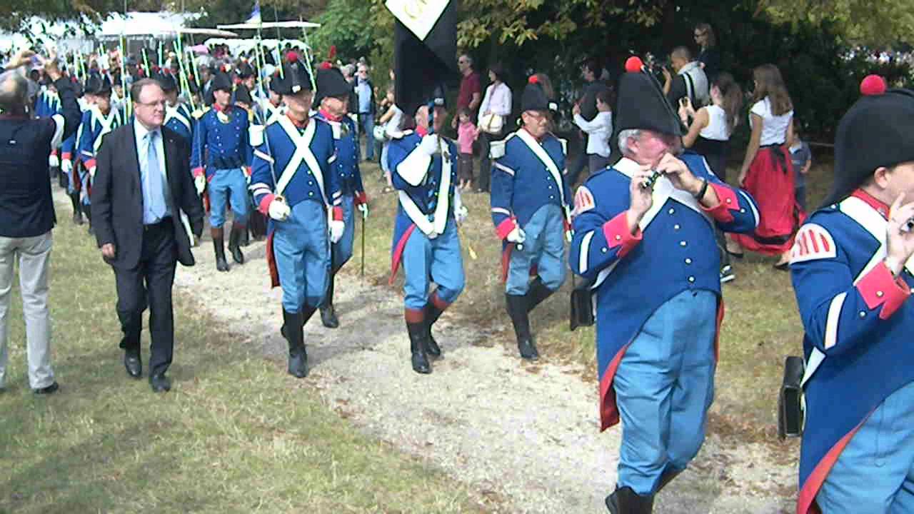 jubilé impérial: arrivée des grenadiers de Fribourg