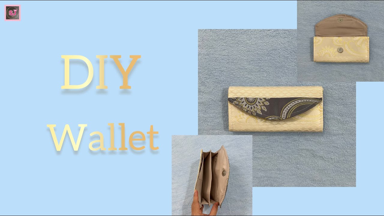 DIY / Hướng dẫn may ví đựng tiền /Instructions for sewing a multi-compartment wallet #diywallet